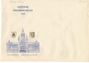 gr��eres Bild - Brief Ersttag Messe Leipz