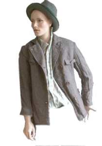 enlarge picture  - jacket brown flecked 1948