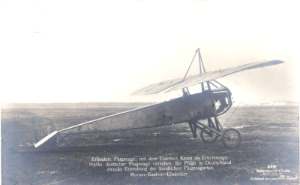 greres Bild - Postkarte Flugzeug Morane