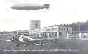 enlarge picture  - postcard airport Frankfur