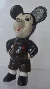 gr��eres Bild - Spielzeug Micky Maus 1950