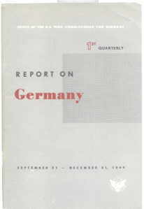 greres Bild - Heft Report on Germany