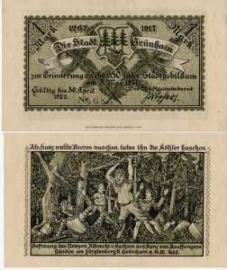 greres Bild - Geldnote Grnhain    1917