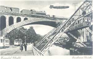 gr��eres Bild - Postkarte Zeppelin 129