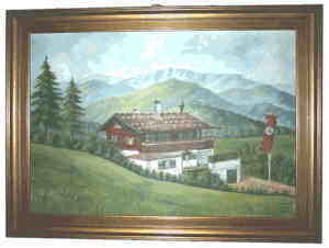 enlarge picture  - painting Hitlers home