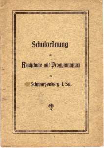 enlarge picture  - school rules Saxonia 1916