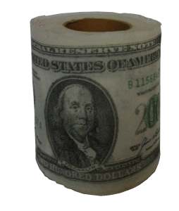 gr��eres Bild - Geld Toilettenpapier 1980