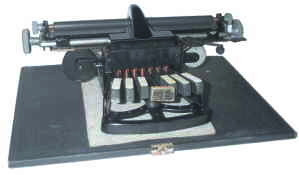 enlarge picture  - type-writer blind people