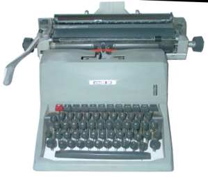 gr��eres Bild - Schreibmaschine Olivetti