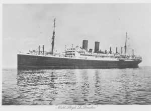 enlarge picture  - postcard steamer Dresden