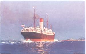 enlarge picture  - postcard ship Villagarcia
