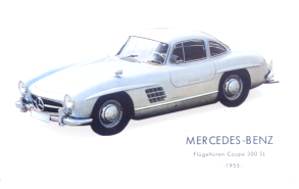 gr��eres Bild - Postkarte Auto Mercedes-B