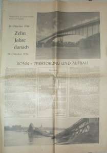 gr��eres Bild - Zeitung 19541018 General