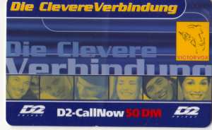 enlarge picture  - telephoncard D2 Callnow
