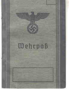 enlarge picture  - Wehrpass Warschau    1944